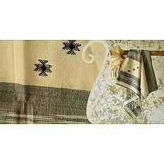 Treasures of travel ~ Cotton handloom stole { 9 }